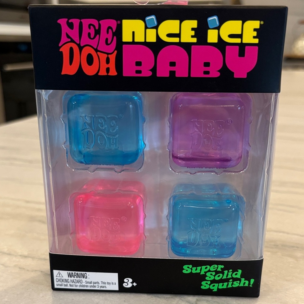Nice Ice Baby Squishy Toy Set - Blue and Pink